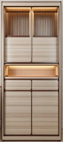 A tall shoe cabinet with elegant design and two tone color. it has a ventilated grill pattern on top cut into its door in a modern design,the top section of the cabinet is illuminated,storage cabinet,