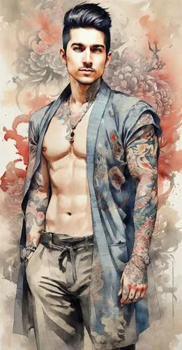 Tatoo Yakuza ,indian celebrity,kabir,mass,lethwei,male character,khoresh,tattoos,sikaran,jawaharlal,ganga,kickboxer,devikund,dhansak,navel,with tattoo,ganesh,god shiva,amitava saha,lord shiva,sadhu,Di