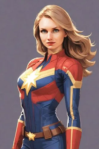 captain marvel,supergirl,superwasp,kara,super heroine,superheroine,Digital Art,Pixel