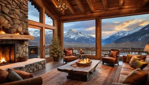 zermatt,the cabin in the mountains,house in the mountains,alpine style,house in mountains,chalet,shuksan,fire place,coziness,chamonix,beautiful home,fireplaces,fireplace,warm and cozy,teton,log fire,alagna,tetons,fireside,winter house,Conceptual Art,Oil color,Oil Color 22