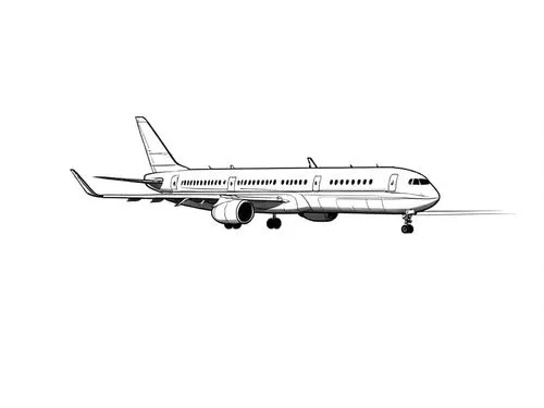 an air plane flying with its landing gear down and its nose bent,convair,jetliner,reversers,airliners,airliner,airtran,Design Sketch,Design Sketch,Rough Outline