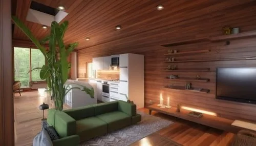 modern living room,modern room,modern decor,livingroom,living room modern tv,smart home,living room,3d rendering,interior modern design,cabin,bonus room,inverted cottage,patterned wood decoration,contemporary decor,small cabin,room divider,hardwood floors,interior design,home interior,home theater system