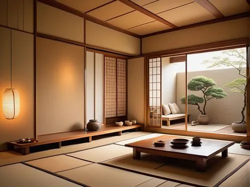 japanese-style room,ryokan,tea ceremony,tatami,ryokans,dojo,bamboo curtain,teahouse,japanese zen garden,zen garden,teahouses,japanese art,japanese style,chanoyu,asian architecture,bamboo plants,onsen,ikebana,shoin,heian,Conceptual Art,Sci-Fi,Sci-Fi 22