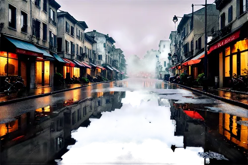 watercolor paris,watercolor paris shops,paris shops,french digital background,world digital painting,puddle,city scape,paris,paris clip art,rainy day,rainy,hanoi,walking in the rain,ha noi,rainstorm,saigon,shopping street,puddles,photo manipulation,universal exhibition of paris,Art,Classical Oil Painting,Classical Oil Painting 32