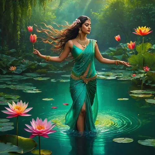 hula,water lotus,sacred lotus,lotus blossom,lotus,fantasy picture,lotus flowers,moana,flower of water-lily,splendor of flowers,yogananda,lotus flower,radha,water nymph,flora,lotus on pond,water lilies,water flower,lotus with hands,beautiful girl with flowers,Photography,General,Fantasy