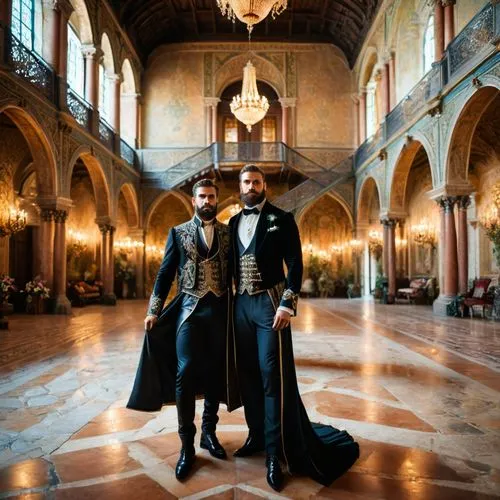 tuxes,tuxedos,marquesses,wedding photo,wedding couple,tuxedoes,grooms,royalty,butlers,bridegrooms,knighthoods,kingsmen,aristocrats,debonair,opulently,footmen,doormen,pre-wedding photo shoot,malec,aristocratic,Photography,General,Fantasy