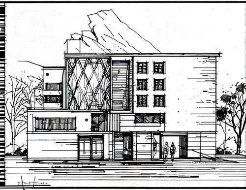 house drawing,apartment building,habitat 67,architect plan,an apartment,building,appartment building,apartment house,apartments,renovation,modern building,multi-story structure,residential house,archi