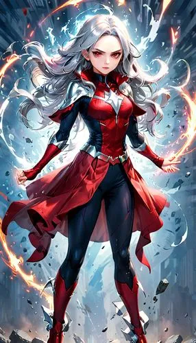 scarlet witch,red super hero,superhero background,goddess of justice,captain marvel,cg artwork,avenger,nova,rosella,red blue wallpaper,fire siren,show off aurora,elza,superhero,fire background,aurora,super hero,medusa,strong woman,monsoon banner,Anime,Anime,General