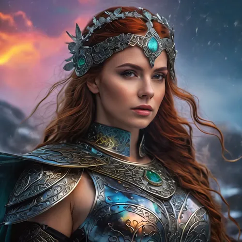 fantasy portrait,fantasy art,fantasy woman,female warrior,celtic queen,warrior woman,fantasy picture,heroic fantasy,the enchantress,ice queen,blue enchantress,elven,sorceress,artemisia,world digital painting,fantasy warrior,the snow queen,thracian,merida,athena,Photography,General,Natural