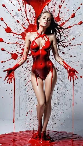 scarlet witch,hard candy,elektra,menstruation,bloodstream,superhot,Conceptual Art,Graffiti Art,Graffiti Art 08