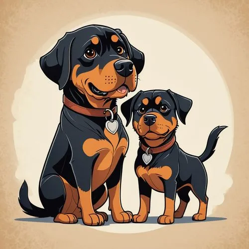 rottweiler,dog illustration,toy manchester terrier,dog siblings,black and tan terrier,entlebucher mountain dog,greater swiss mountain dog,two dogs,gordon setter,beauceron,pinscher,hound dogs,black and tan coonhound,rescue dogs,miniature pinscher,bluetick coonhound,dobermann,lilo,dog breed,dachshund yorkshire,Illustration,Children,Children 04