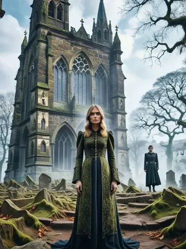 Gothic church façade without any personnel,lady of shaloth, season 4,gothic portrait,storybrooke,gothic woman,eccleston,margaery,gothic style