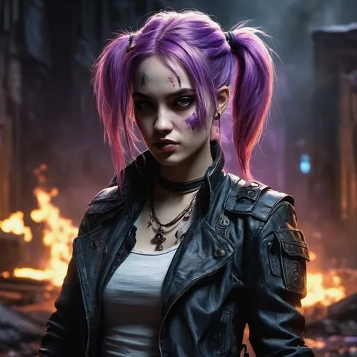 tonks,punk,pink hair,maeve,kallen,klayton,Conceptual Art,Daily,Daily 09