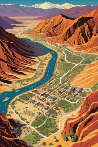 Explore Death Valley with this detailed park map,kayenta,american frontier,sossusvlei,moon valley,pueblo,navajo bay,arid land,namib,travel poster,desert desert landscape,desert landscape,anasazi,high 