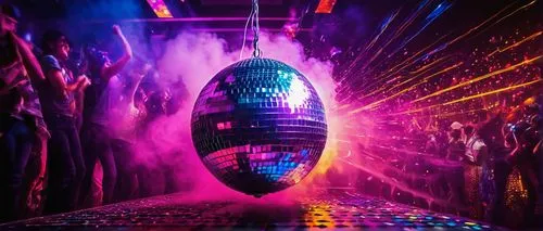 disco,mirror ball,disco ball,prism ball,nightclub,colored lights,discotheque,neutrino,bisco,spaceland,party lights,rave,extravaganza,clubbing,spirit ball,discobole,discotheques,edm,light paint,emp,Illustration,American Style,American Style 01