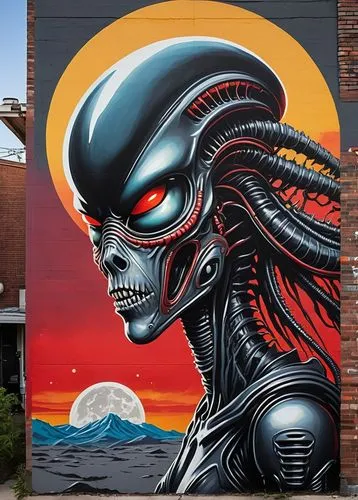 alien warrior,extraterrestrial,alien,aliens,alien invasion,extraterrestrial life,graffiti art,albuquerque,brooklyn street art,mural,alien planet,san diego,denver,street artist,street artists,streetart,wall art,alien ship,sydney australia,street art,Conceptual Art,Graffiti Art,Graffiti Art 06