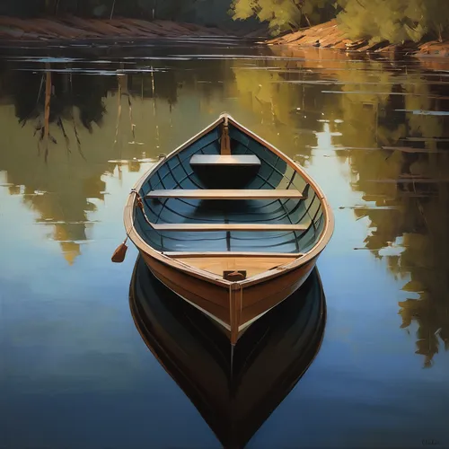 boat landscape,row boat,wooden boat,row-boat,rowboat,canoe,rowboats,rowing boat,rowing-boat,row boats,canoes,little boat,wooden boats,long-tail boat,dugout canoe,fishing float,boat,water boat,boats,canoeing,Conceptual Art,Oil color,Oil Color 12