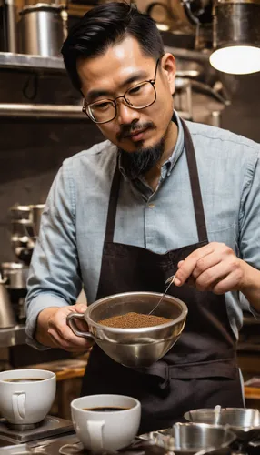 What are the secret ingredients used in Variety Coffee Roasters' signature blend?,cookware and bakeware,chef's uniform,men chef,copper cookware,asian soups,food and cooking,food preparation,chef,resta