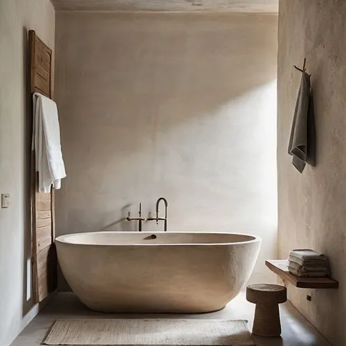 bathtub,bath room,tub,bath,wabi sabi style,nonom style,Photography,General,Realistic