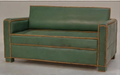 with green leather,mid century sofa,seating furniture,armchair,settee,furniture,chaise longue,upholstery,loveseat,wing chair,sofa set,danish furniture,chaise,antique furniture,soft furniture,model yea