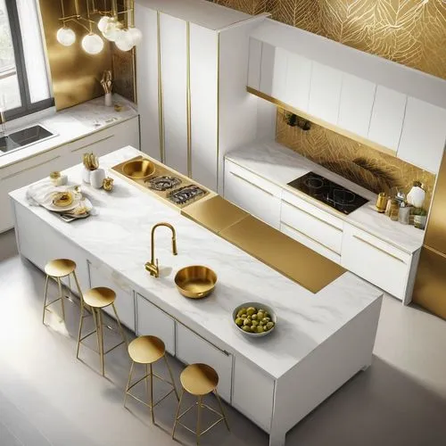 kitchen design,modern kitchen interior,modern kitchen,scavolini,gaggenau,gold lacquer,modern minimalist kitchen,kitchenette,cocina,corian,kitchen interior,tile kitchen,kitchens,countertop,backsplash,interior modern design,vanities,luxury bathroom,brassware,gold paint stroke,Illustration,Realistic Fantasy,Realistic Fantasy 15