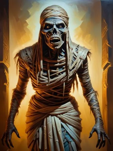 the grim skeleton is wearing a turban to look like it has no head,kalima,powerslave,uruk,angmar,asaro,chakan