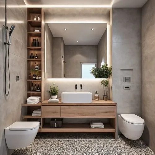 modern minimalist bathroom,luxury bathroom,bath room,bathroom,banyo,bathtub,Photography,General,Realistic