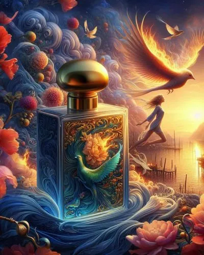 fantasy picture,fantasy art,mermaid background,message in a bottle,fantasia,sea fantasy,music box,3d fantasy,lantern,surrealism,fantasy landscape,persian poet,magical,parfum,illuminated lantern,perfum