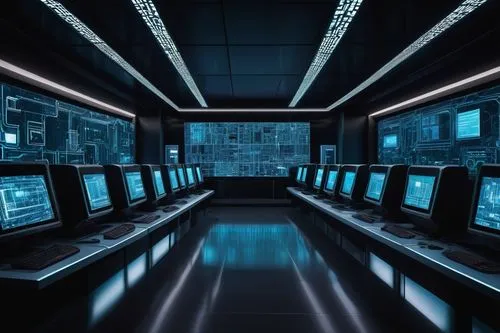 computer room,cyberscene,the server room,cyberspace,supercomputer,cyberview,control center,data center,supercomputers,computerized,cybernet,computerworld,cyberport,control desk,computer graphic,computerization,spaceship interior,terminals,ufo interior,cyberia,Illustration,Retro,Retro 16