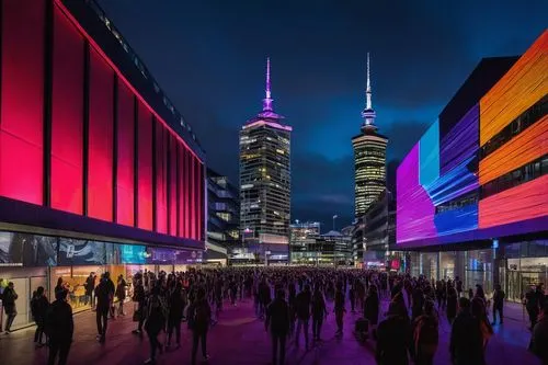 vivid sydney,colored lights,bne,frankfurt,melburnians,ngv,milano,wurundjeri,melbourne,kaurna,colorful city,barangaroo,transadelaide,morphett,yarra,tullamarine,nsw,city at night,hypermodern,mvrdv,Art,Classical Oil Painting,Classical Oil Painting 38