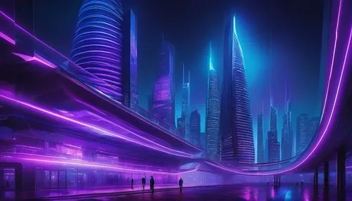 futuristic landscape,cybercity,futuristic,cyberport,futuristic architecture,guangzhou,ultraviolet,purple wallpaper,cybertown,purpleabstract,cyberpunk,vanu,cityscape,metropolis,cyberia,futurist,cyberworld,coruscant,tron,fantasy city,Art,Classical Oil Painting,Classical Oil Painting 21