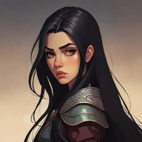 eldena,seregil,mulan,azula,vayne,kahlan,qianwen,amuria,inara,khatuna,naela,adena,fantasy portrait,noldor,zarina,yiwen,etain,fiora,mervat,elara,Illustration,Paper based,Paper Based 16