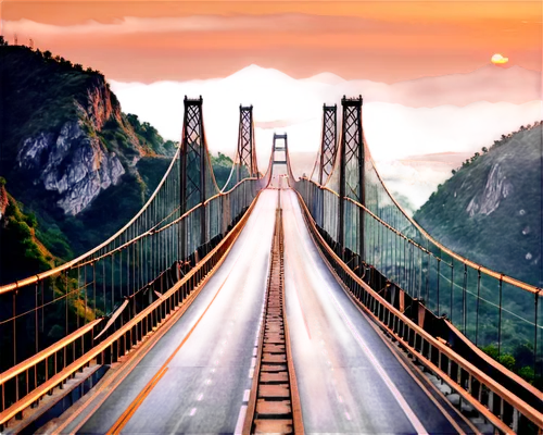 suspension bridge,scenic bridge,golden bridge,rainbow bridge,bridge,cartoon video game background,tied-arch bridge,bridges,spit bridge,goldengatebridge,hanging bridge,landscape background,extradosed bridge,cantilever bridge,humpback bridge,mobile video game vector background,truss bridge,highway bridge,world digital painting,love bridge,Unique,3D,Panoramic