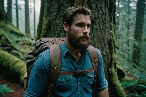 lumberjack,woodsman,forest man,farmer in the woods,star-lord peter jason quill,mountaineer,lumberjack pattern,wilderness,hiker,mountain guide,free wilderness,backpacking,beard,nature and man,bearded,gale,spruce forest,mountain hiking,backpacker,hiking,Photography,Documentary Photography,Documentary Photography 02