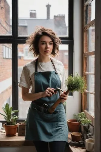 guarnaschelli,pinafore,dungarees,barista,girl in overalls,girl in the kitchen,culinary herbs,caterino,aprons,woman drinking coffee,apprenticeships,baristas,ceramicist,apprenticeship,cookbook,food styling,waitress,cookwise,dodie,domesticity,Illustration,Abstract Fantasy,Abstract Fantasy 05