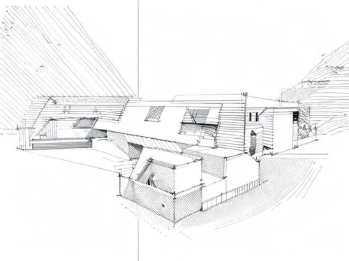 archidaily,habitat 67,house drawing,skeleton sections,roof structures,roof truss,architect plan,timber house,kirrarchitecture,orthographic,multi-story structure,technical drawing,cubic house,folding r