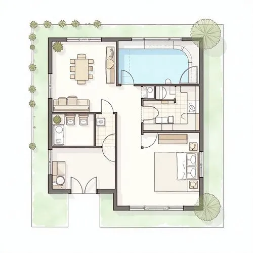 a top plan of a house that is properly designed


,plan of an apartment with the pool and lounges,floorplan home,house floorplan,habitaciones,floorplans,floorplan,house drawing,Unique,Design,Infograph