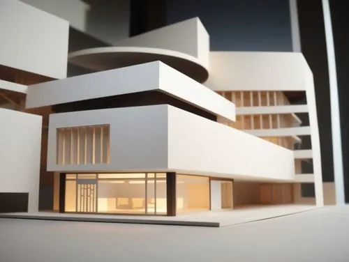 seidler,lasdun,3d rendering,model house,corbu,associati,Unique,Paper Cuts,Paper Cuts 04