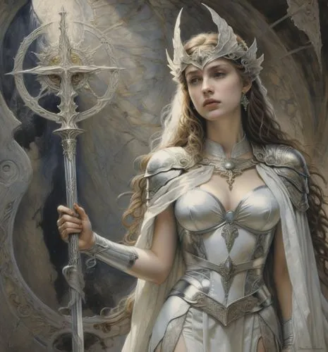 sigyn,thorhild,elenore,galadriel,elendil,frigga,Illustration,Realistic Fantasy,Realistic Fantasy 03