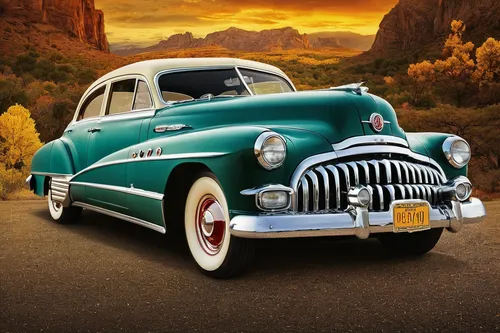 "Golden Nugget: '48 Buick Custom  (11x17-001)  11 x 17"" includes white framing border ( two  left)",buick classic cars,buick eight,buick super,chevrolet fleetline,american classic cars,chrysler airfl