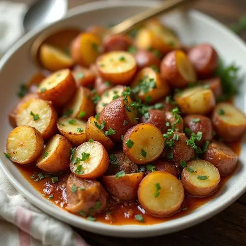 ukrainian dill potatoes,potatoes with vegetables,rosemary potatoes,potato dish,roasted potatoes,fried potatoes