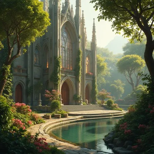 nargothrond,rivendell,gondolin,seregil,riftwar,silmarillion,theed,erebor,fantasy landscape,gondor,kinkade,verdant,idyllic,wallachians,sylvania,alfheim,beleriand,briarcliff,lyonshall,tirith,Photography,General,Realistic