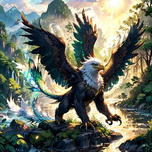 gryphon,griffon,griffons,gryphons,garuda,fenrir,hippogriff,griffin,fantasy animal,imperial eagle,forest dragon,chakavian,eagle illustration,african eagle,black raven,griffins,harpy,ixion,eagle,of prey eagle