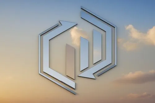 the logo for a website with an image of clouds in the sky,linkedin logo,development icon,superman logo,square logo,pencil icon,o 10,Photography,General,Realistic