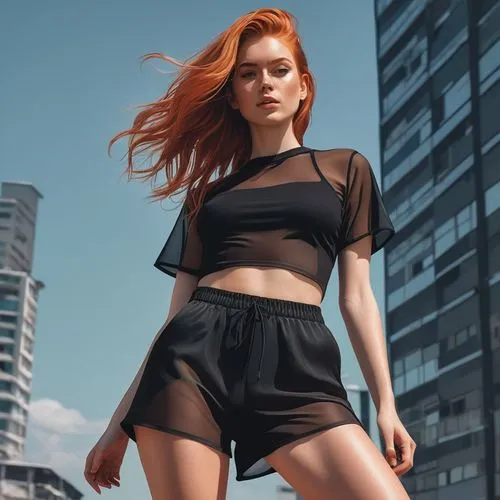 black skirt,female model,asos,shapewear,aliona,rousse,model,miniskirt,irisa,juliya,butina,weronika,modeling,cocola,dkny,women's clothing,strutting,wilhelmina,yelizaveta,redhead,Conceptual Art,Fantasy,Fantasy 32