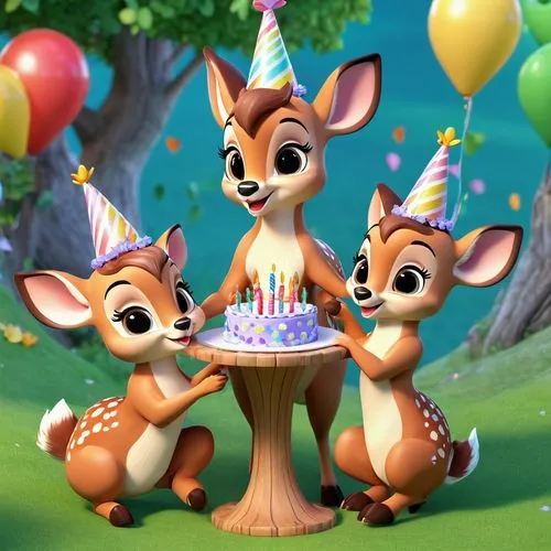 children's birthday,birthday banner background,anniversaire,birthday party,birthdays,first birthday,second birthday,birthday template,birthday greeting,birthday background,birthday wishes,baby deer,happy birthday balloons,2nd birthday,1st birthday,anniverary,young deer,birthday,happy birthday background,cute cartoon image,Unique,3D,3D Character