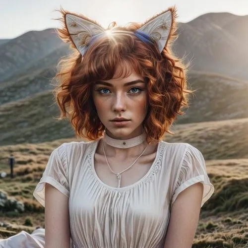 cat ears,lindsey stirling,feline look,kat,fox,desert fox,fae,lynx,ginger cat,a fox,child fox,faun,feline,wild cat,cute fox,lion - feline,lioness,bohemian shepherd,fawn,feral