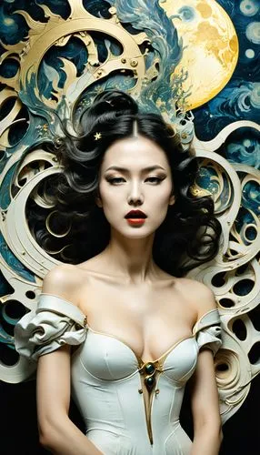 promethea,diwata,amphitrite,margaery,fantasy woman,etheria,moonflower,hesperides,fantasy art,sirene,world digital painting,darna,lilandra,moondragon,yavana,cassiopeia,sirenia,margairaz,guanyin,oriental painting,Photography,Black and white photography,Black and White Photography 08