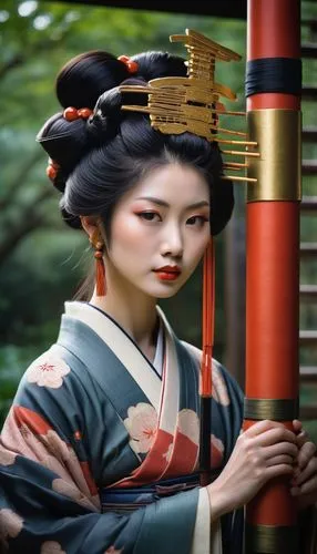 geisha,geisha girl,japanese woman,japanese art,japanese culture,samurai,katana,traditional japanese musical instruments,japanese doll,oriental girl,the japanese doll,mukimono,ikebana,japanese background,japanese style,kyoto,beautiful girls with katana,samurai fighter,japanese,shakuhachi,Illustration,Paper based,Paper Based 21