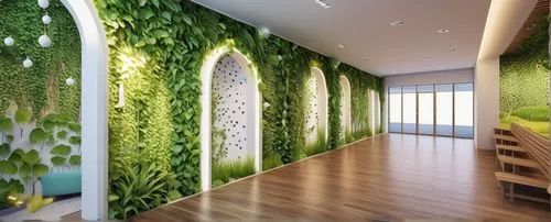 intensely green hornbeam wallpaper,flower wall en,room divider,bamboo curtain,hallway space,bamboo plants,eco hotel,eco-construction,hanging plants,garden design sydney,wall panel,interior decoration,patterned wood decoration,daylighting,green living,modern decor,interior design,green plants,search interior solutions,landscape designers sydney,Photography,General,Realistic